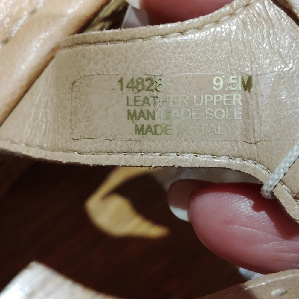 Mariella Italian Leather Wedge Sandals